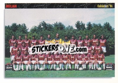 Sticker A.C. Milan Team - Italian League 1994 n. 164 - Joker