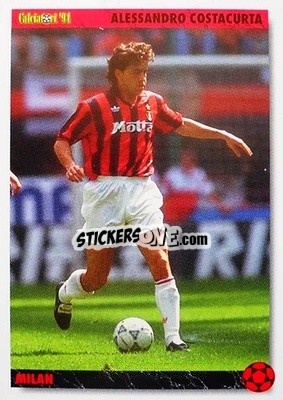Sticker Alessandro Costacurta - Italian League 1994 n. 167 - Joker