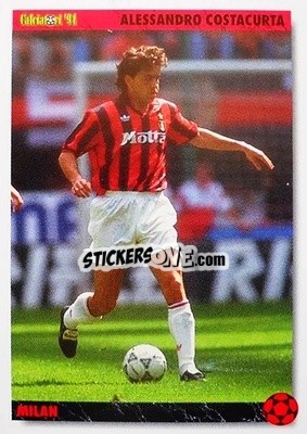 Cromo Alessandro Costacurta - Italian League 1994 - Joker