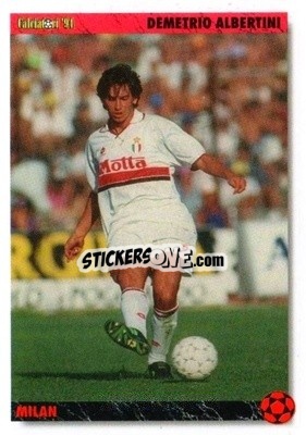 Sticker Demetrio Albertini - Italian League 1994 - Joker