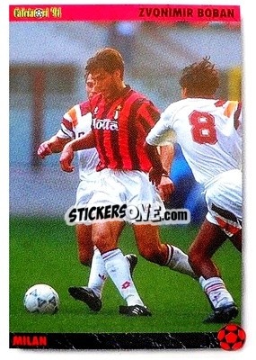 Figurina Zvonimir Boban - Italian League 1994 - Joker