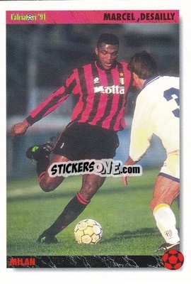 Cromo Marcel Desailly - Italian League 1994 - Joker