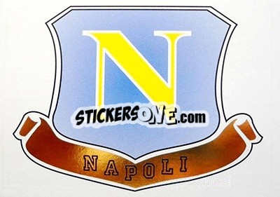 Cromo Napoli Badge - Italian League 1994 - Joker
