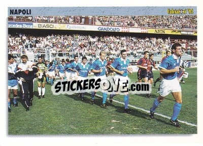 Figurina Napoli Team - Italian League 1994 - Joker