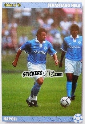 Sticker Sebastiano Nela - Italian League 1994 - Joker