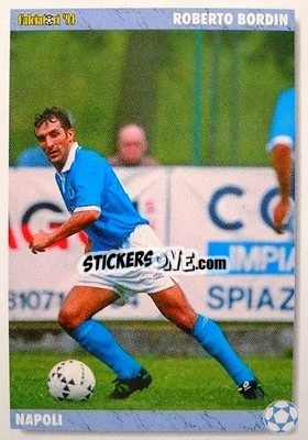 Sticker Roberto Bordin - Italian League 1994 - Joker