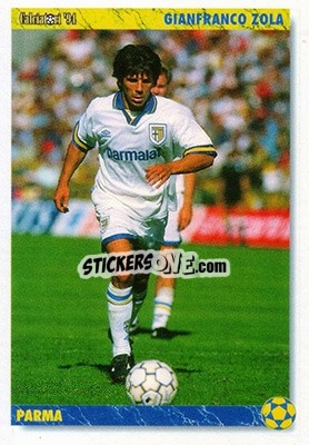 Sticker Gianfranco Zola - Italian League 1994 - Joker