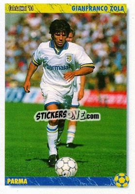 Sticker Gianfranco Zola - Italian League 1994 n. 212 - Joker