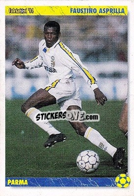 Sticker Faustino Asprilla - Italian League 1994 n. 214 - Joker