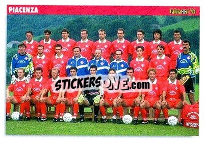 Sticker Piacenza Team - Italian League 1994 n. 218 - Joker