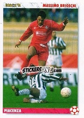 Sticker Massimo Brioschi - Italian League 1994 - Joker