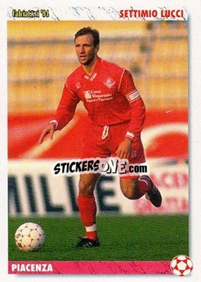 Sticker Settimio Lucci - Italian League 1994 - Joker