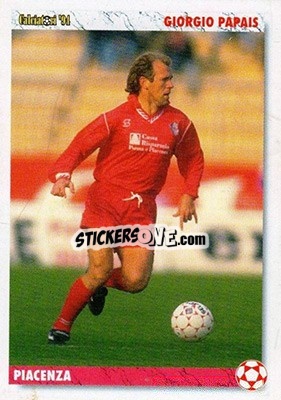 Sticker Giorgio Papais - Italian League 1994 - Joker