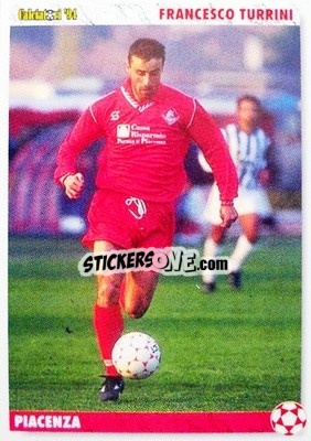 Sticker Francesco Turrini - Italian League 1994 - Joker