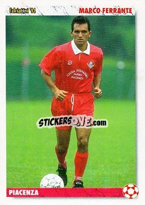 Cromo Marco Ferrante - Italian League 1994 - Joker