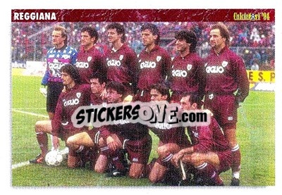 Sticker Reggiana Team - Italian League 1994 - Joker