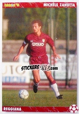 Figurina Michele Zanutta - Italian League 1994 - Joker