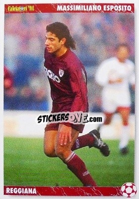 Sticker Massimiliano Esposito - Italian League 1994 - Joker