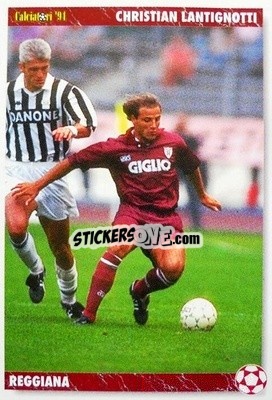 Sticker Christian Lantignotti - Italian League 1994 - Joker