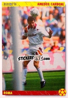 Sticker Amedeo Carboni - Italian League 1994 - Joker
