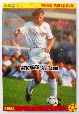 Sticker Sinisa Mihajlovic - Italian League 1994 - Joker
