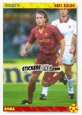 Sticker Abel Balbo - Italian League 1994 n. 268 - Joker