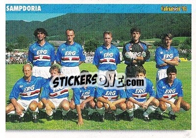 Sticker Sampdoria Team - Italian League 1994 n. 272 - Joker