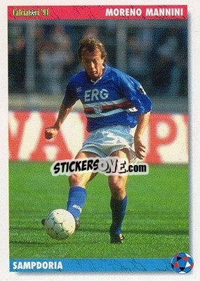 Figurina Moreno Mannini - Italian League 1994 - Joker