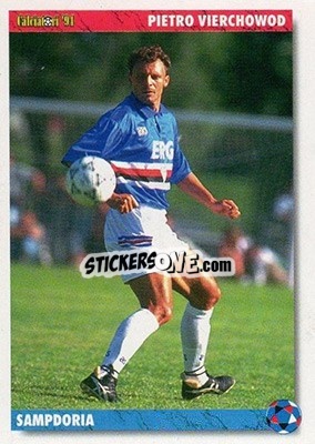Cromo Pietro Vierchowod - Italian League 1994 - Joker
