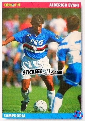 Sticker Alberigo Evani - Italian League 1994 n. 280 - Joker