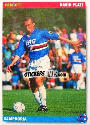 Sticker David Platt - Italian League 1994 n. 284 - Joker