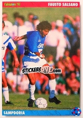 Sticker Fausto Salsano - Italian League 1994 - Joker