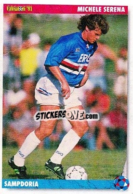 Cromo Michele Serena - Italian League 1994 - Joker