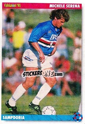 Figurina Michele Serena - Italian League 1994 - Joker