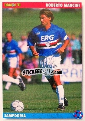 Sticker Roberto Mancini - Italian League 1994 n. 288 - Joker