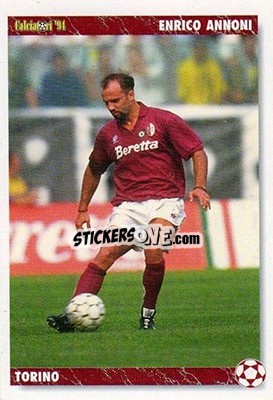 Sticker Enrico Annoni - Italian League 1994 - Joker