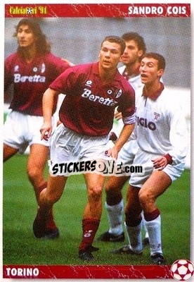 Cromo Sandro Cois - Italian League 1994 - Joker