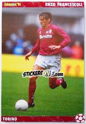 Sticker Enzo Francescoli - Italian League 1994 n. 300 - Joker