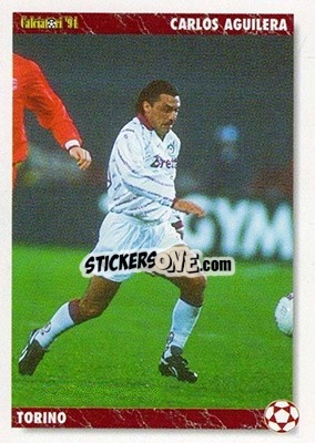 Cromo Carlos Aguilera - Italian League 1994 - Joker