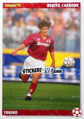 Sticker Benito Carbone - Italian League 1994 - Joker