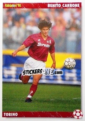 Sticker Benito Carbone - Italian League 1994 n. 305 - Joker