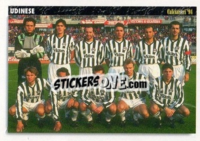Sticker Udinese Team - Italian League 1994 - Joker