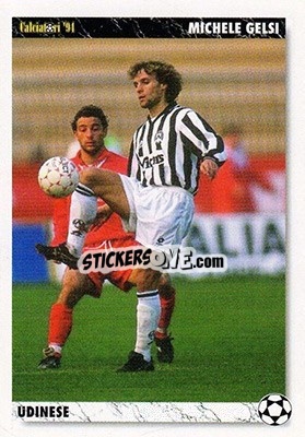 Cromo Michele Gelsi - Italian League 1994 - Joker