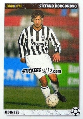 Sticker Stefano Borgonovo - Italian League 1994 - Joker