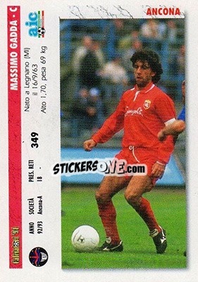 Sticker Felice Centofanti / Massimo Gadda - Italian League 1994 n. 349 - Joker