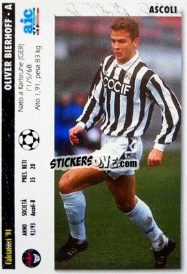 Sticker Oliver Bierhoff / Giuseppe Incocciati - Italian League 1994 n. 357 - Joker