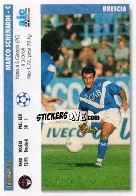 Sticker Marco Schenadri / Franco Lerda - Italian League 1994 - Joker