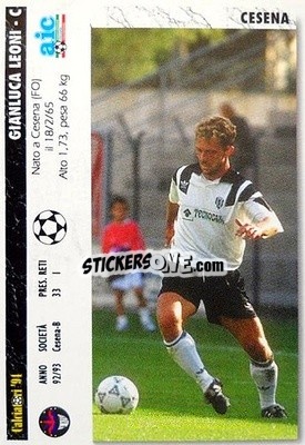 Sticker Gianluca Leoni / Luigi Piangerelli - Italian League 1994 - Joker