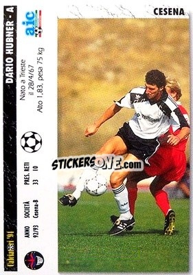 Sticker Dario Hubner / Lorenzo Scarafoni - Italian League 1994 - Joker