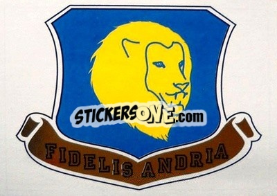 Sticker Fidelis Andria Badge/Luca Mondini - Italian League 1994 n. 382 - Joker